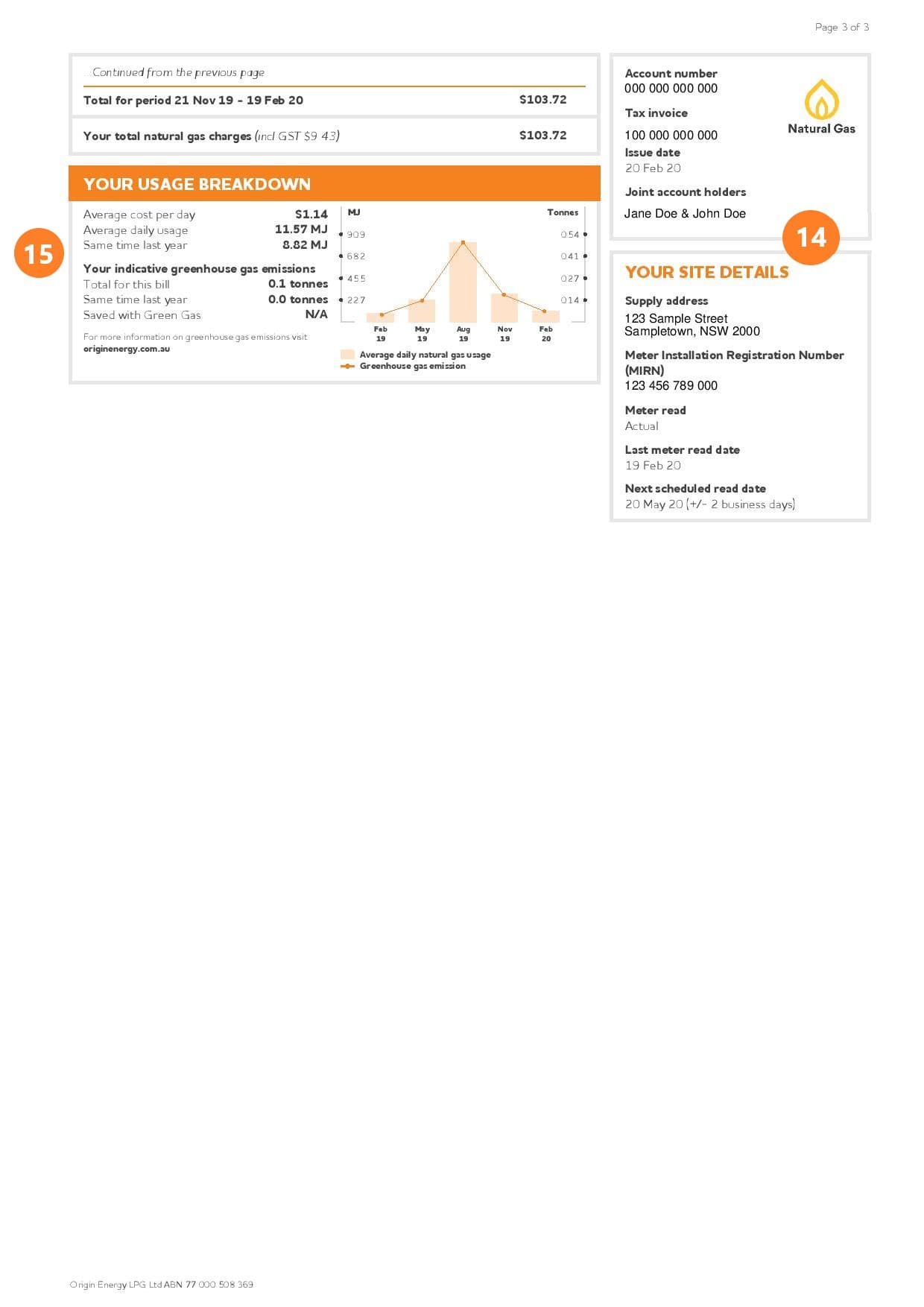 How to Read Your Electricity Gas Bill Explained 2023